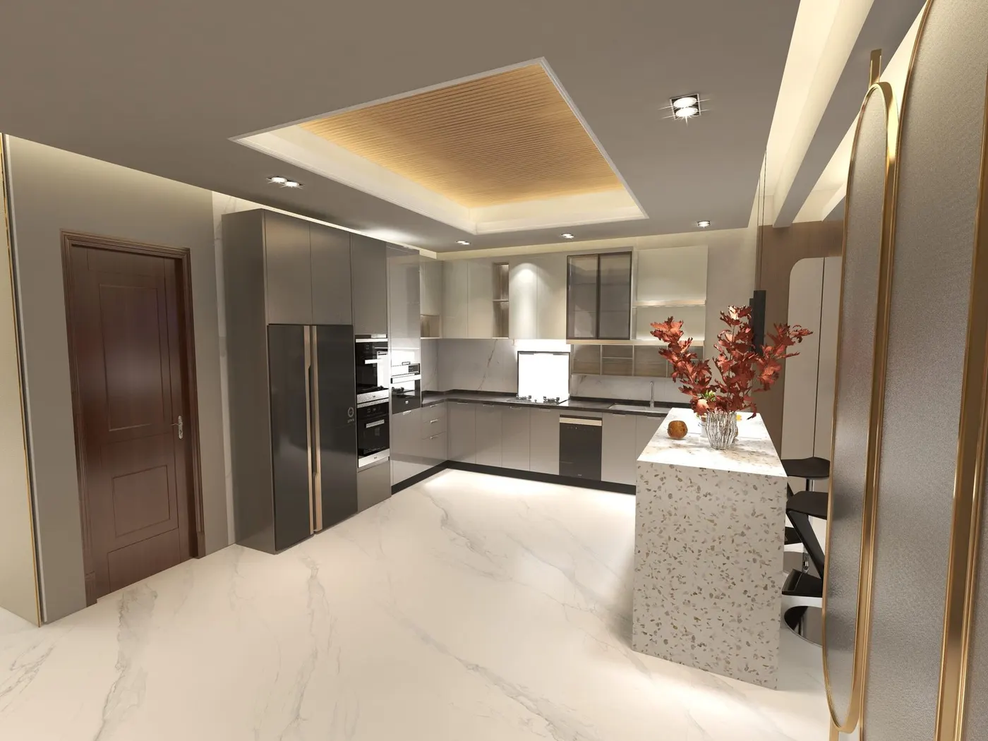 Kitchen designed by HTF